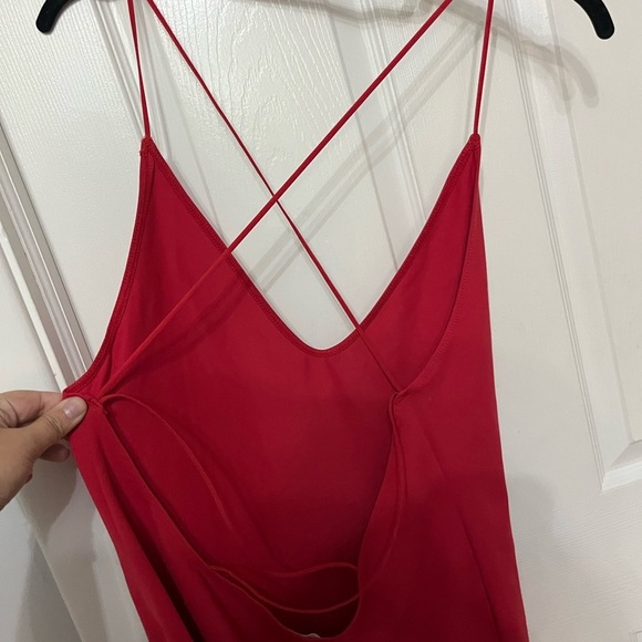 Free People strappy backless dress red intimately XL bodycon sleepwear - Picture 4 of 6